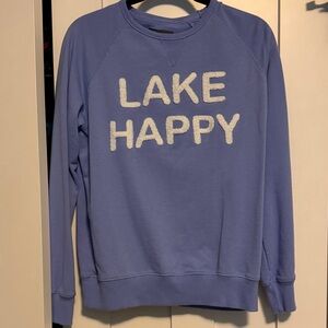 Lake Happy Periwinkle Sweatshirt